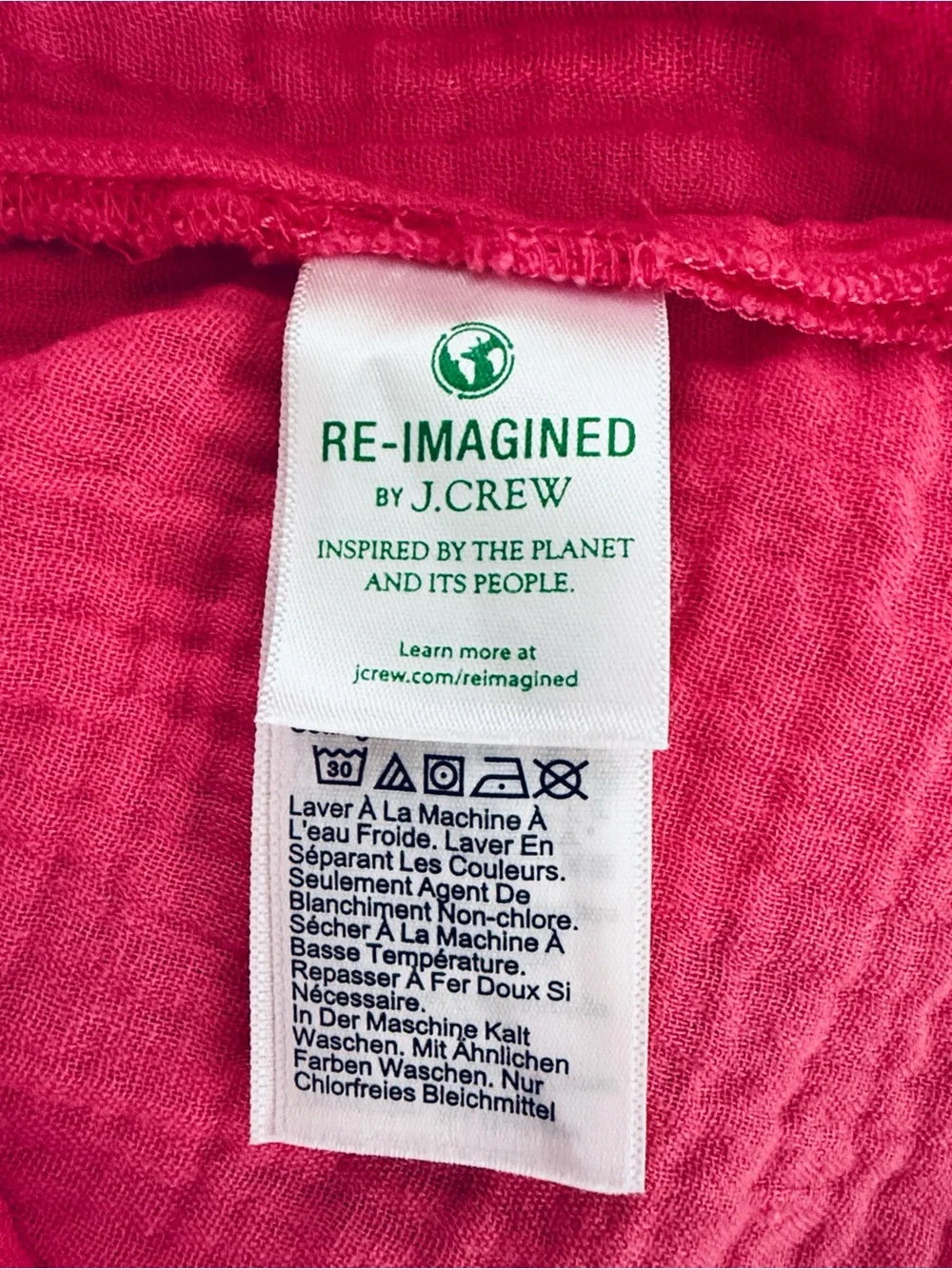 J.Crew Women’s Pink Gauze Blouse